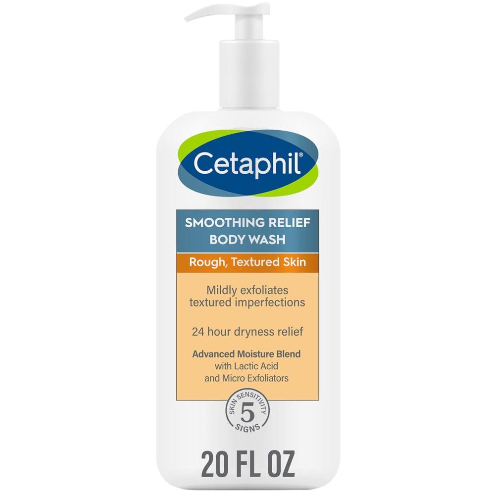 Cetaphil Ultra Gentle Relaxing Body Wash, For Dry to Normal, Sensitive Skin, 16.9oz, with Aloe Vera, Calendula, Vitamin B5, Hypoallergenic, Dermatologist Tested(20 Fl Oz (Pack of 1))