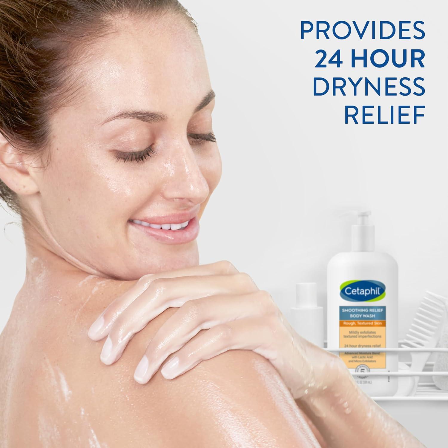 Cetaphil Ultra Gentle Relaxing Body Wash, For Dry to Normal, Sensitive Skin, 16.9oz, with Aloe Vera, Calendula, Vitamin B5, Hypoallergenic, Dermatologist Tested(20 Fl Oz (Pack of 1))