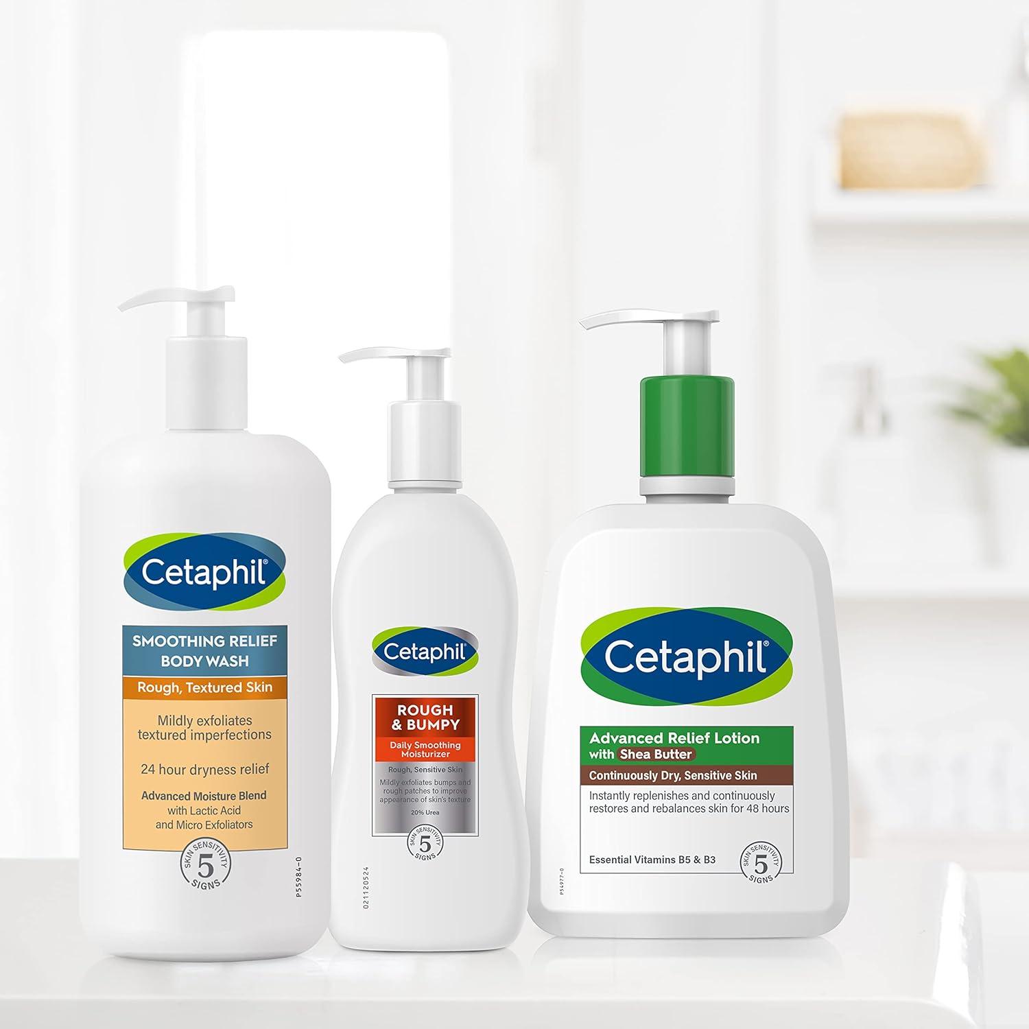 Cetaphil Ultra Gentle Relaxing Body Wash, For Dry to Normal, Sensitive Skin, 16.9oz, with Aloe Vera, Calendula, Vitamin B5, Hypoallergenic, Dermatologist Tested(20 Fl Oz (Pack of 2))