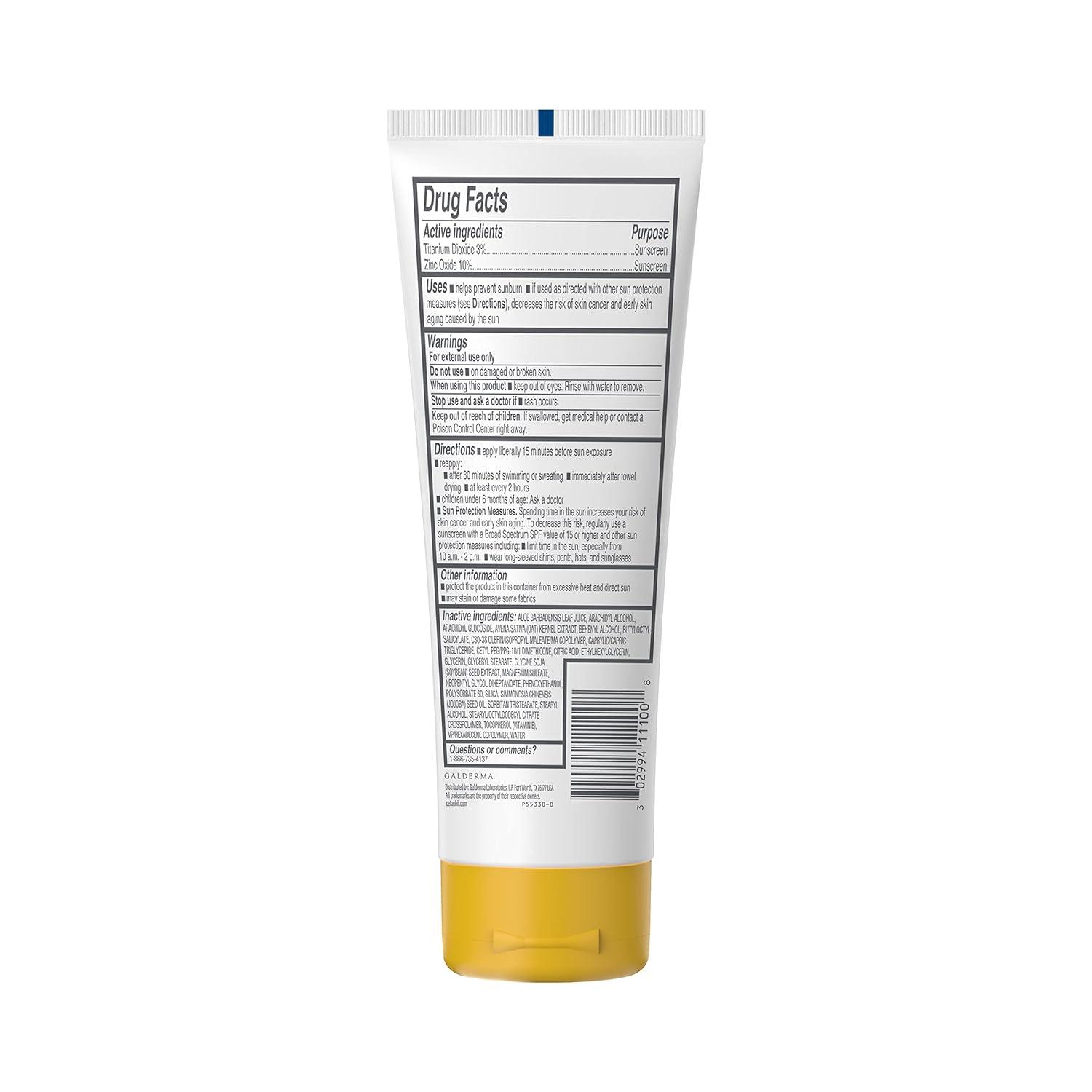 Cetaphil Sheer Mineral Sunscreen Stick for Face & Body, 0.5oz, 100% UVA/UVB Mineral Sunscreen: Zinc Oxide & Titanium Dioxide, Broad Spectrum SPF 50, For Sensitive Skin(SPF 30 Lotion)