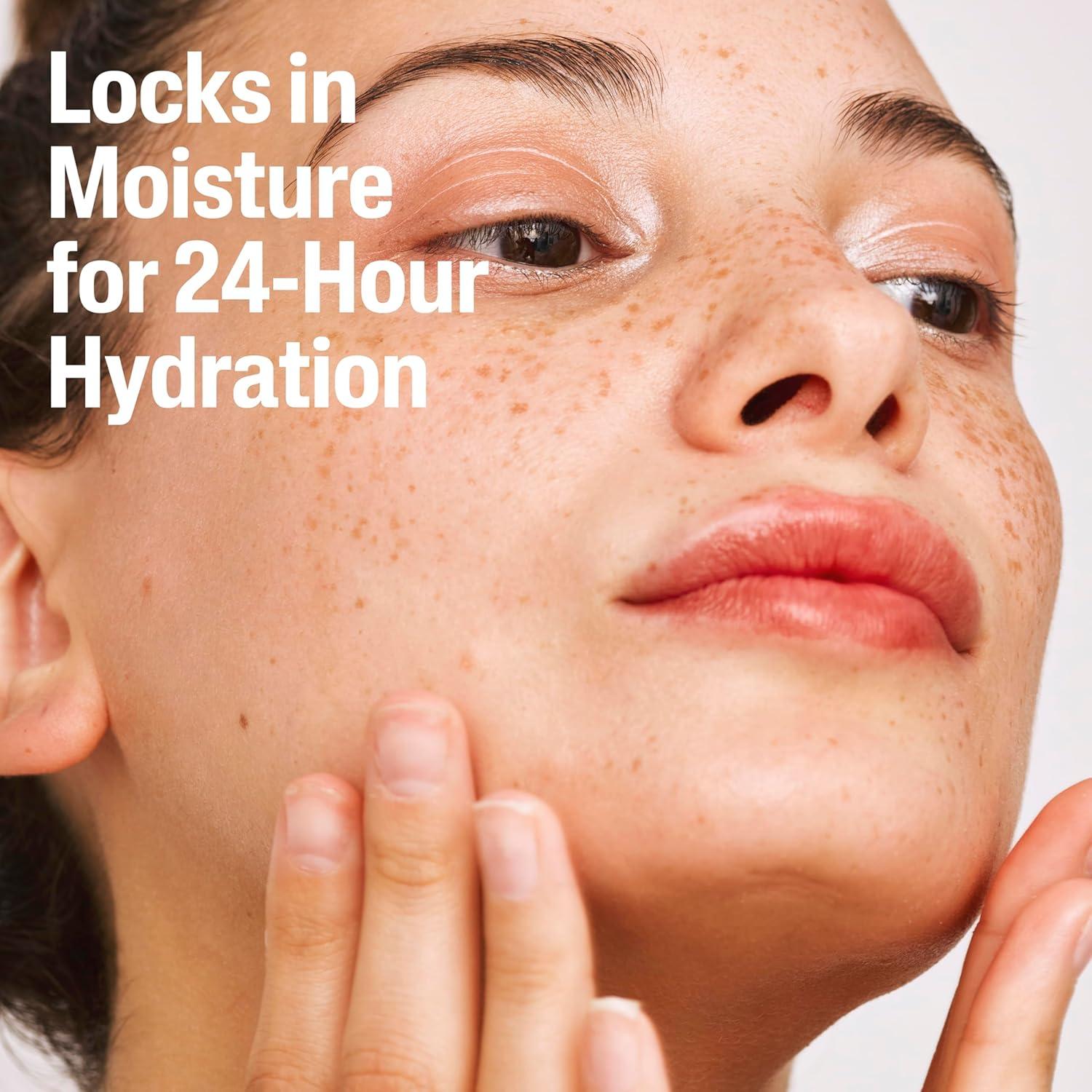 Cetaphil Daily Hydrating Lotion for Face, With Hyaluronic Acid, 3 fl oz, Lasting 24 Hour Hydration, for Combination Skin, No Added Fragrance, Non-Comedogenic