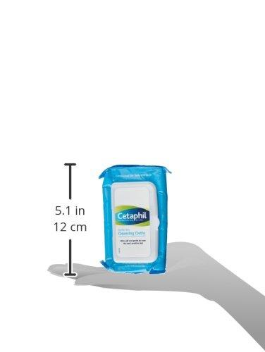 Cetaphil Face and Body Wipes, Gentle Skin Cleansing Cloths, 50 Count, Twin Pack, for Dry, Sensitive Skin, Flip Top Closure, Great for the Gym, Travel, in the Car, Hypoallergenic, Fragrance Free(OLD Face Wipes (Pack of 2))