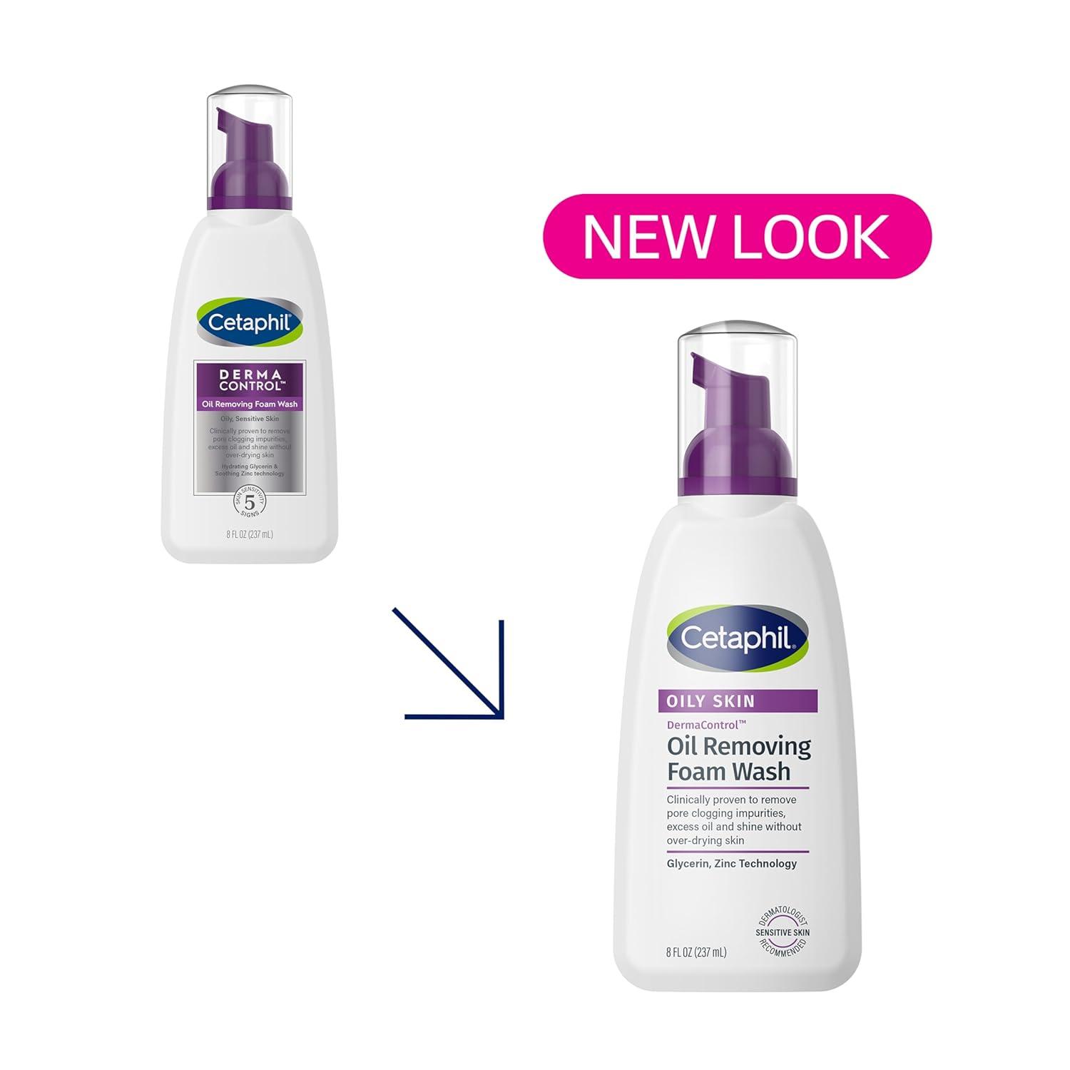 Cetaphil Pro Oil Removing Foam Wash, Foaming Facial Cleanser, Fragrance Free Formula Suitable for Sensitive Skin, 8 Fluid Ounce (Pack of 3)(8 Fl Oz (Pack of 6))