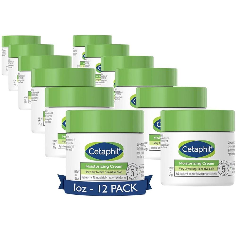 Cetaphil Face & Body Moisturizer, Hydrating Moisturizing Cream for Dry to Very Dry, Sensitive Skin, NEW 20 oz, Fragrance Free, Non-Comedogenic, Non-Greasy (Packaging May Vary)(Fragrance Free)