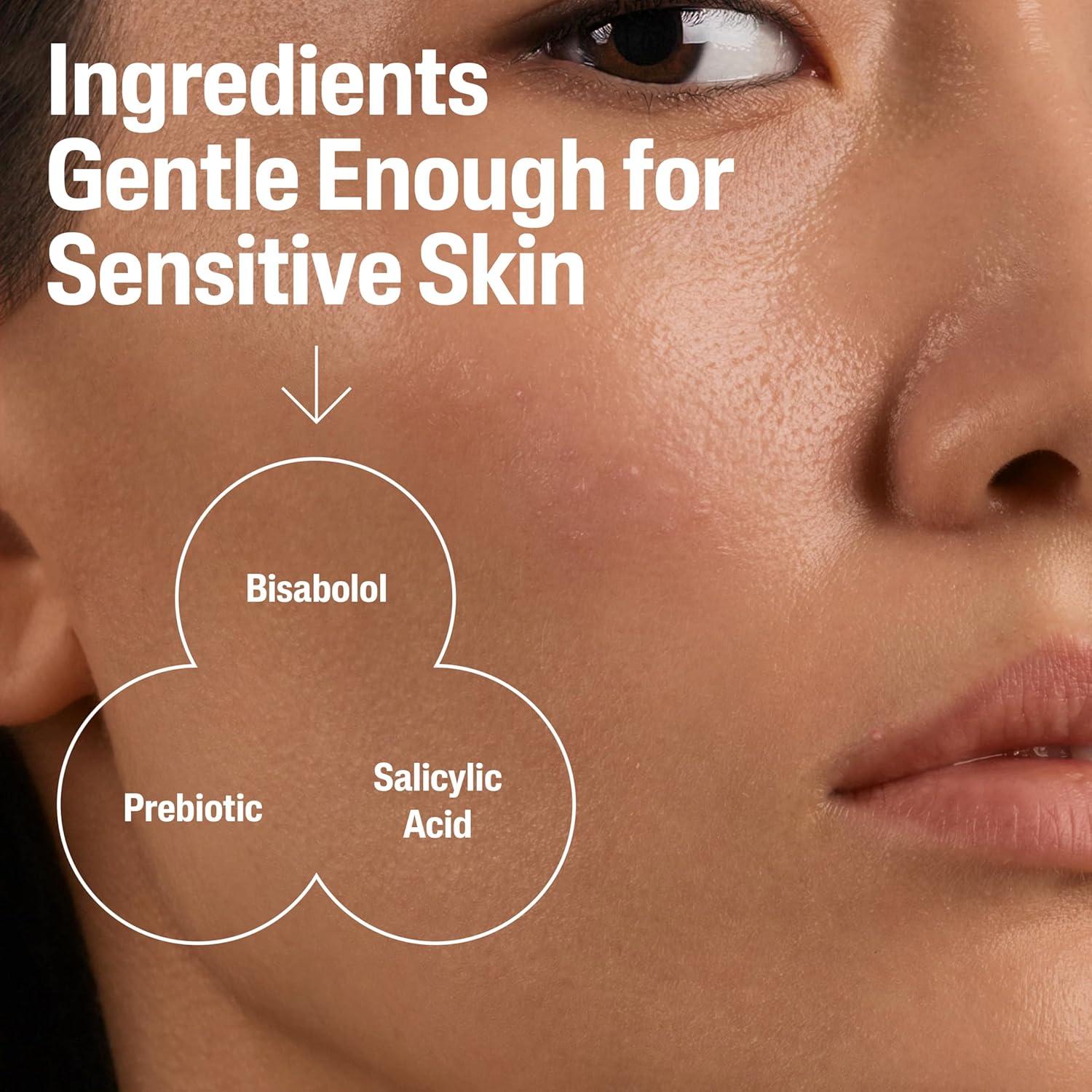 Cetaphil Gentle Clear Complexion-Clearing BPO Acne Cleanser with 2.6% Benzoyl Peroxide, Creamy and Soothing for Sensitive Skin, Suitable for All Skin Types, 4.2oz(Moisturizer)