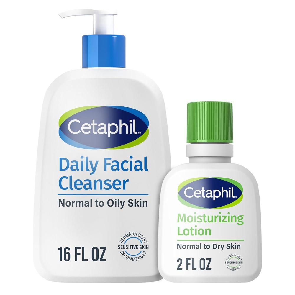 Cetaphil Face Wash, Daily Facial Cleanser for Sensitive, Combination to Oily Skin, 20 oz, Gentle Foaming, Soap Free, Hypoallergenic(16oz (Pack of 1))