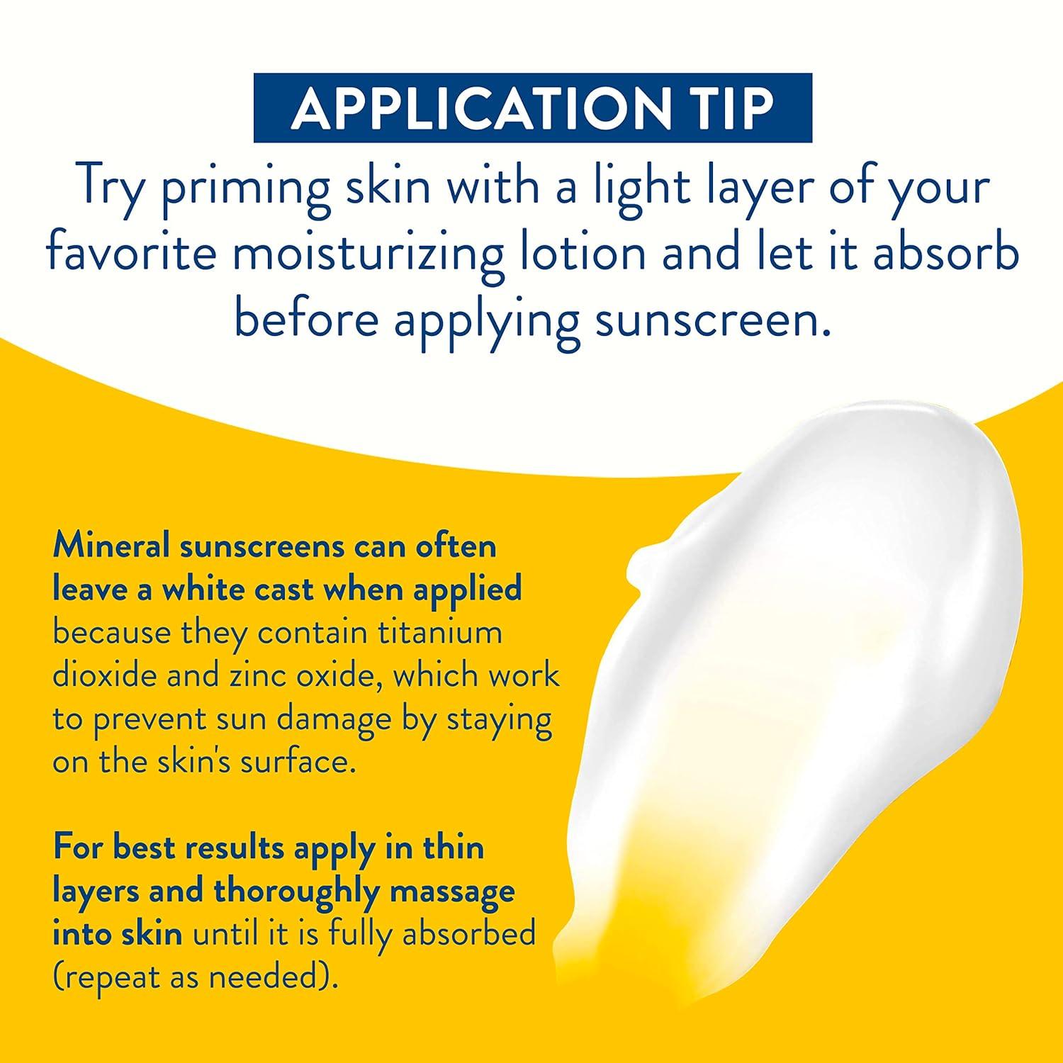 Cetaphil Sheer Mineral Sunscreen Stick for Face & Body, 0.5oz, 100% UVA/UVB Mineral Sunscreen: Zinc Oxide & Titanium Dioxide, Broad Spectrum SPF 50, For Sensitive Skin(SPF 50 Lotion)