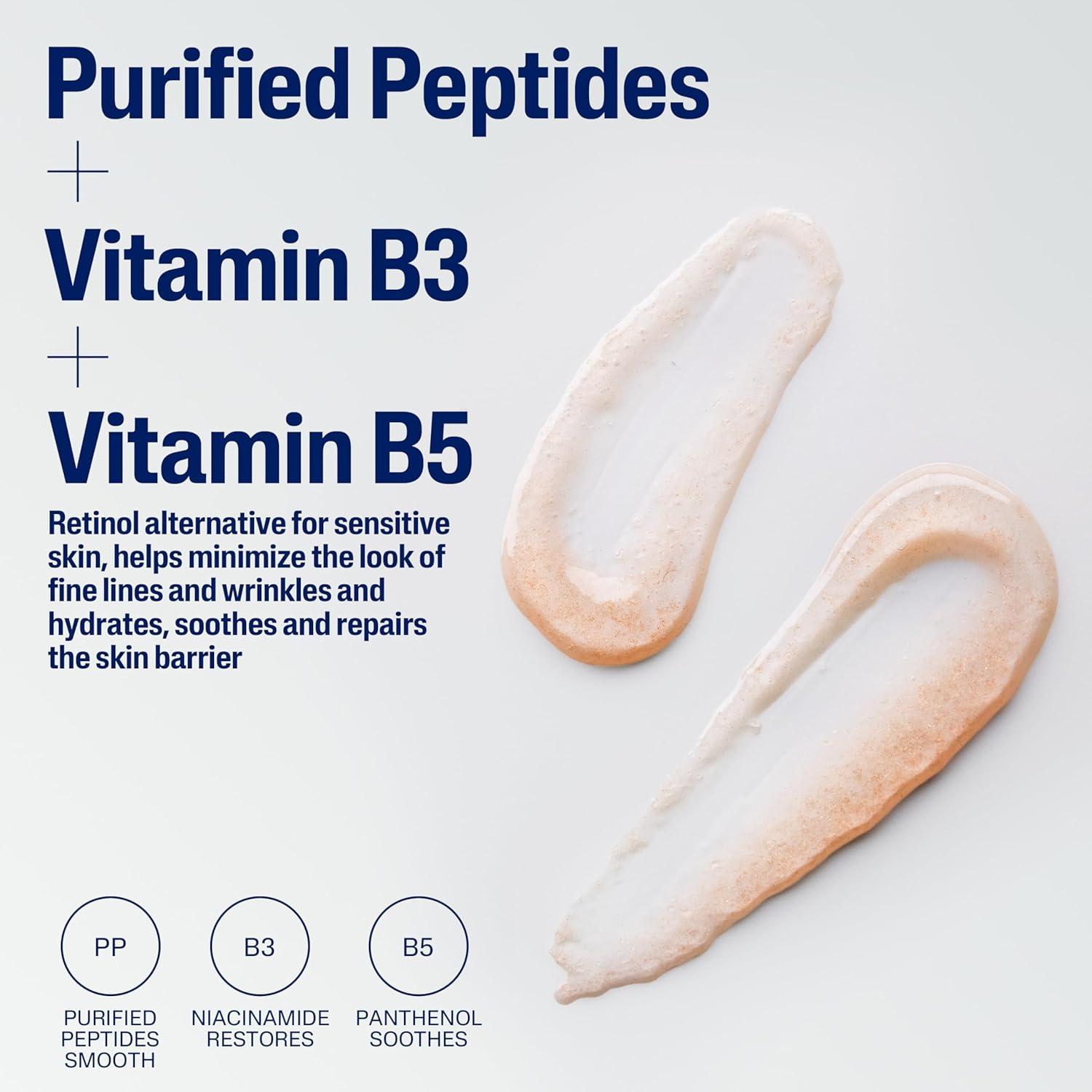 Cetaphil Healthy Renew Anti Aging Face Serum 1 Oz, Retinol Alternative Serum for Face with Niacinamide & Peptides, Skincare for Sensitive Skin with Vitamin B Complex, Fragrance Free(NEW 1oz)