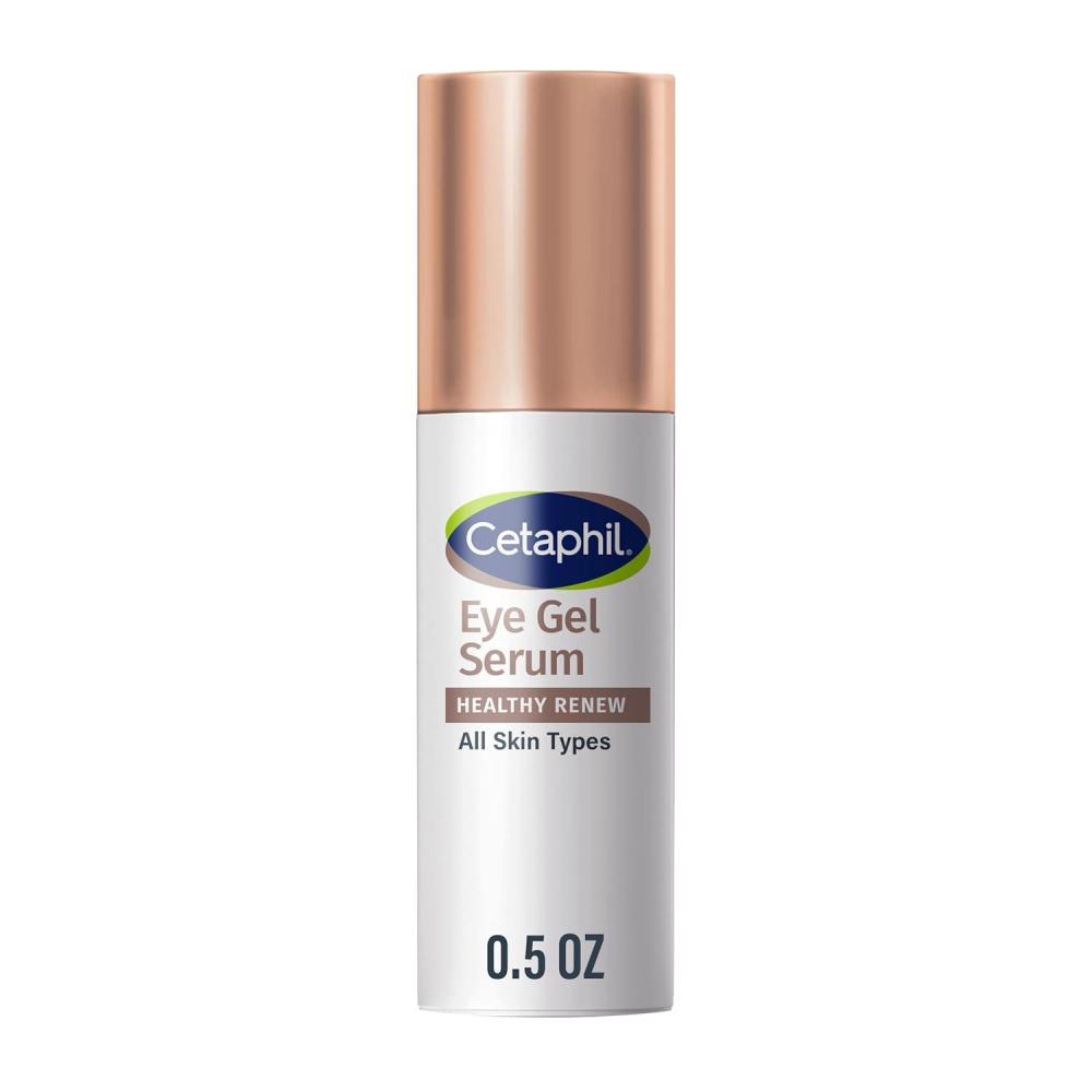 Cetaphil Healthy Renew Hydrating Eye Gel Serum 0.5 Oz, 24Hr Under Eye Cream for Anti Aging, Reduces the Appearance of Dark Circles and Wrinkles, Retinol Alternative Peptide Serum, For Sensitive Skin