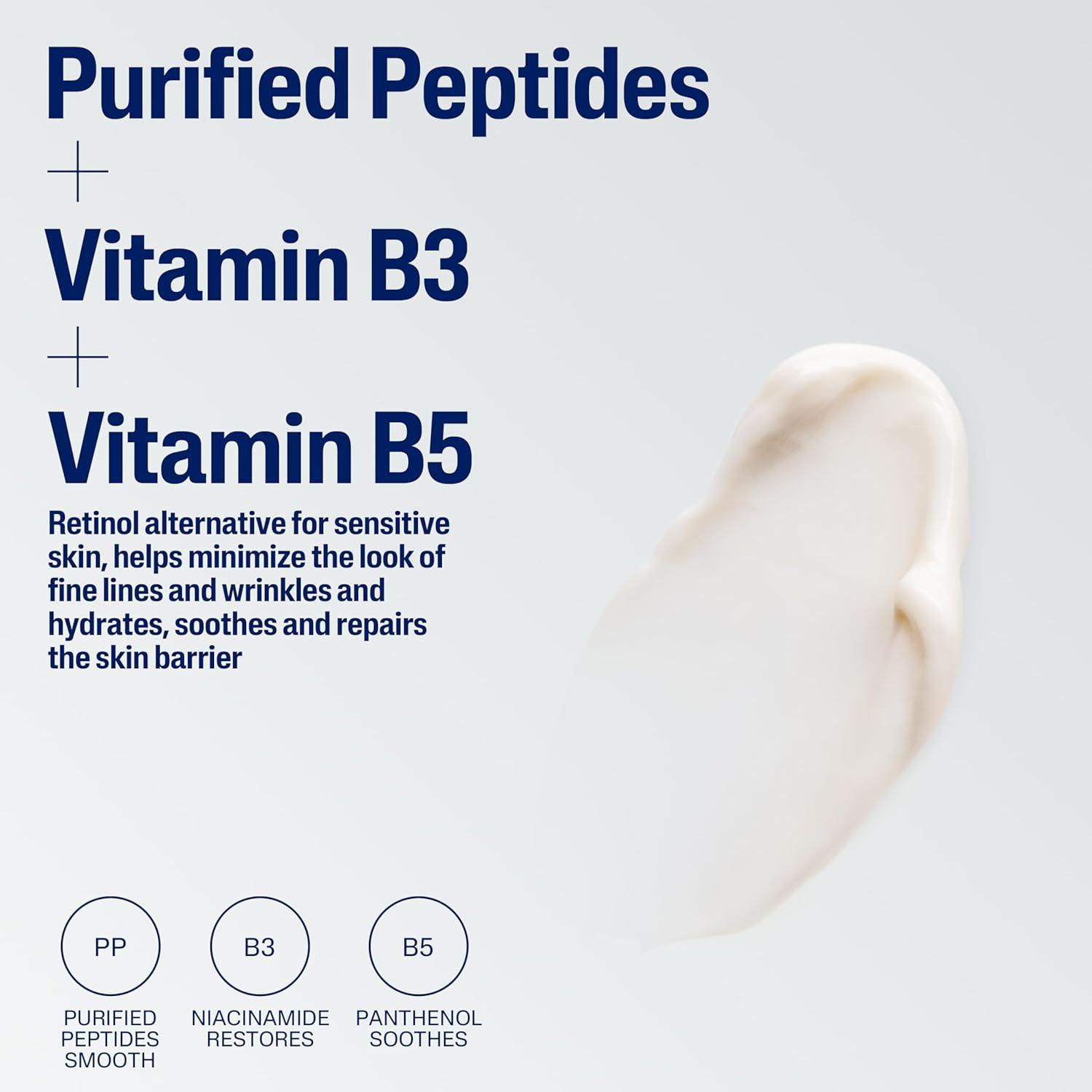 Cetaphil Healthy Renew Moisturizing Day Cream 1.7 Oz, Daily Moisturizer with SPF 30, Skin Tightening Anti Wrinkle Cream for Face with Peptides, Fragrance Free, Retinol Alternative For Sensitive Skin(1.7 Ounce (Pack of 2))