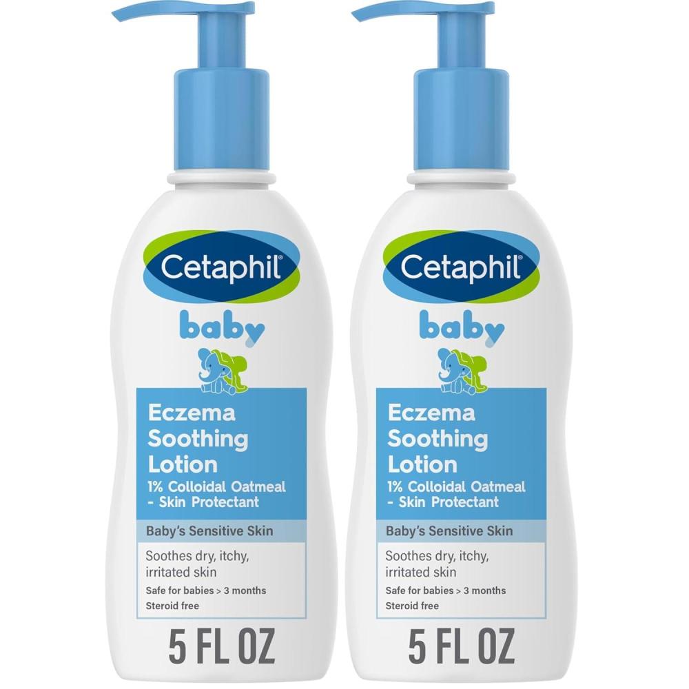 Baby Eczema Soothing Lotion with Colloidal Oatmeal, For Dry, Itchy and Irritated Skin, 5 Fl. Oz(Unflavored)