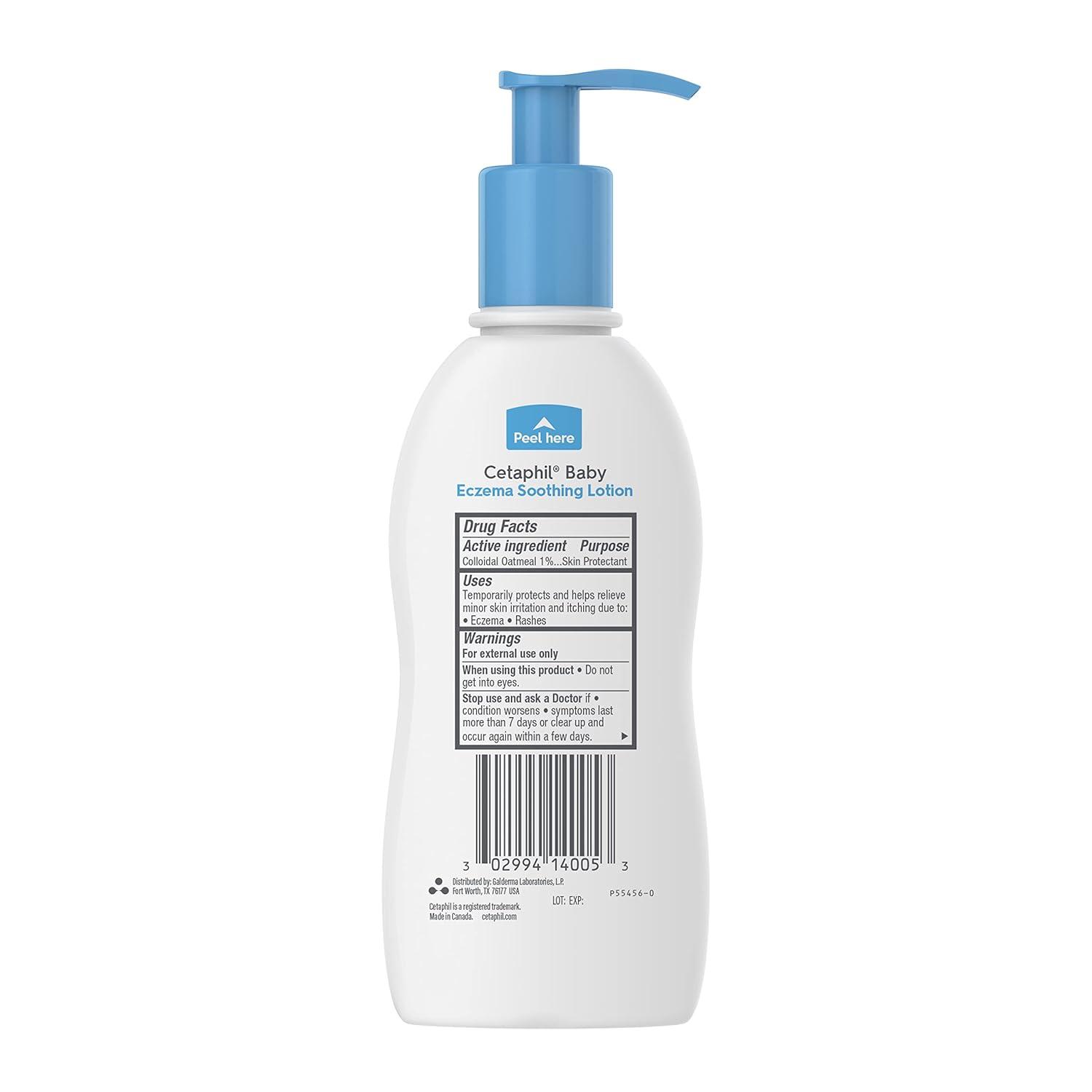 Baby Eczema Soothing Lotion with Colloidal Oatmeal, For Dry, Itchy and Irritated Skin, 5 Fl. Oz(Unflavored)