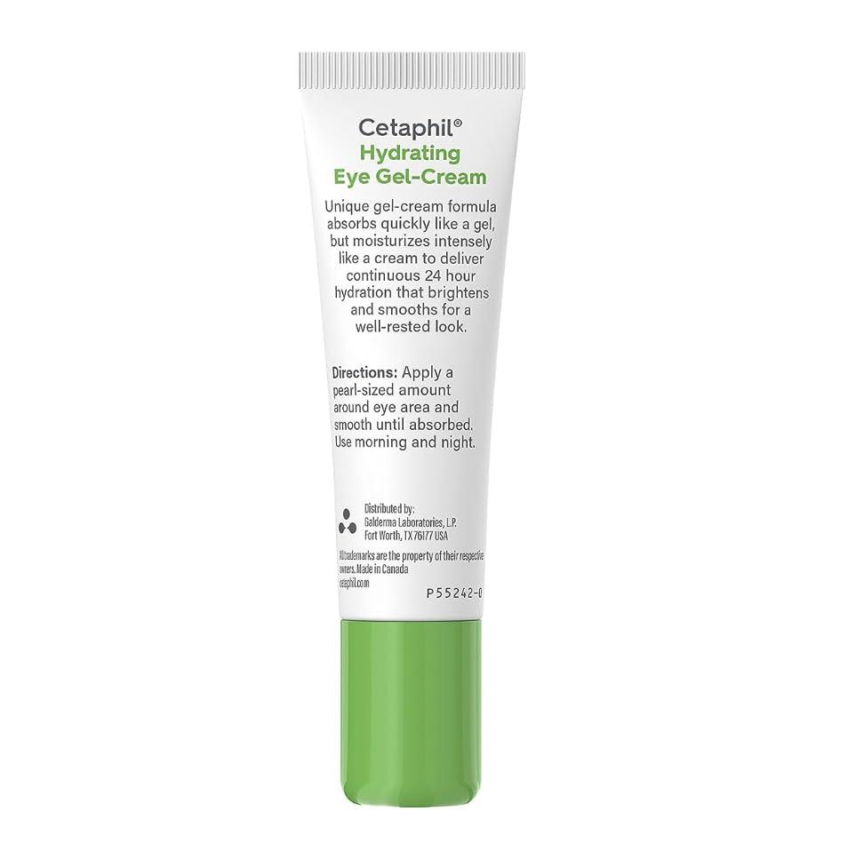 Night & Eye Hydration Set, Rich Hydrating Night Cream(1.7 oz) & Hydrating Eye Gel-Cream ( .5 oz) for Dry Sensitive Skin, for Under-Eye Dark Circles
