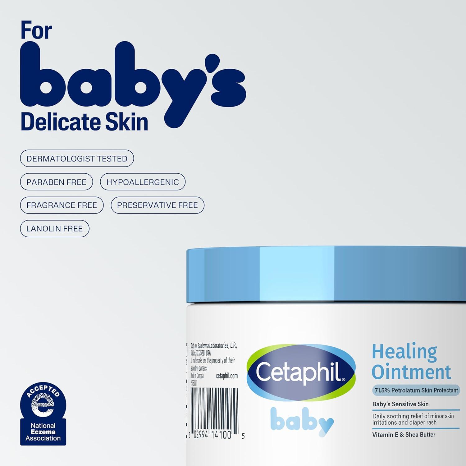 Baby Healing Ointment, Diaper Rash Ointment Soothes and Protects Baby’s Irritated Skin, Skin Protectant For Dry Skin, 12oz(12 Ounce (Pack of 2))