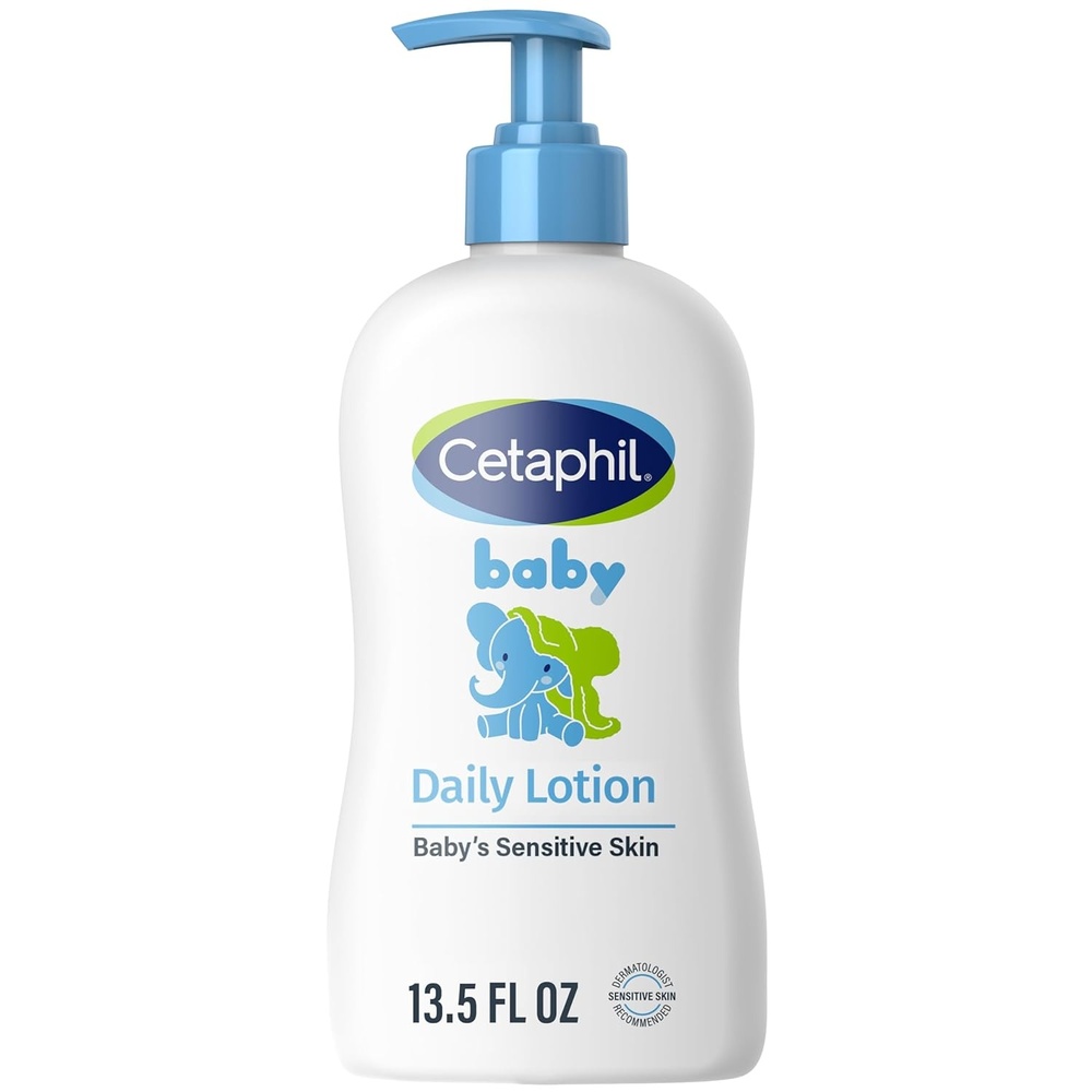 Cetaphil Baby Daily Lotion, Organic Calendula, Sensitive Skin, 13.5 fl oz(13.5 Ounce (Pack of 1))