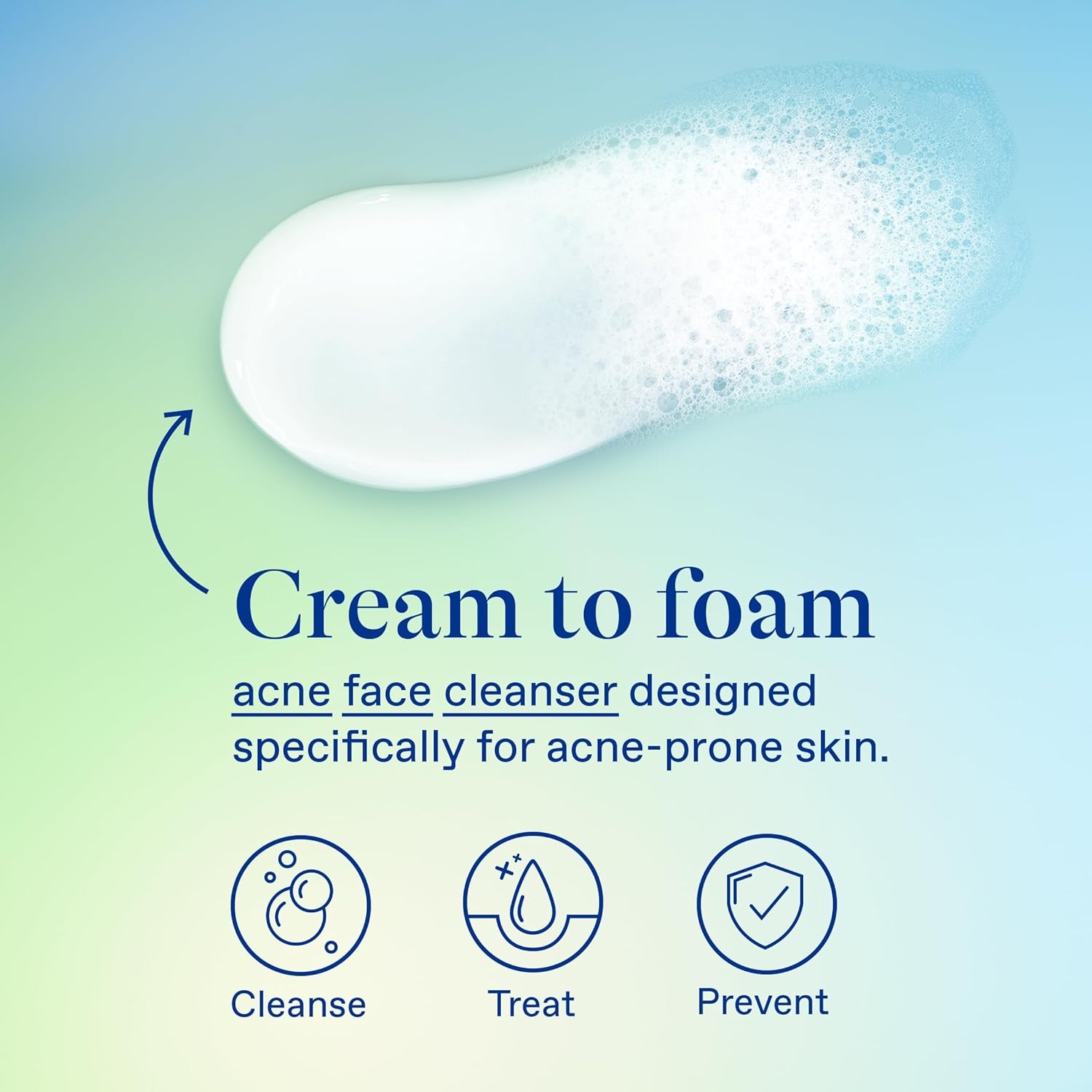 Differin Acne Face Wash with 10% Benzoyl Peroxide, Maximum Strength OTC Acne Foaming Cleanser, Fast Acting Acne Treatment for Face and Body, 5 oz.(NEW 5oz)