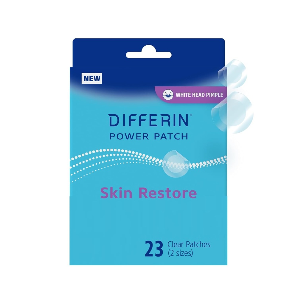 Differin Power Pimple Patches, Hydrocolloid Acne Treatment, 23 ct