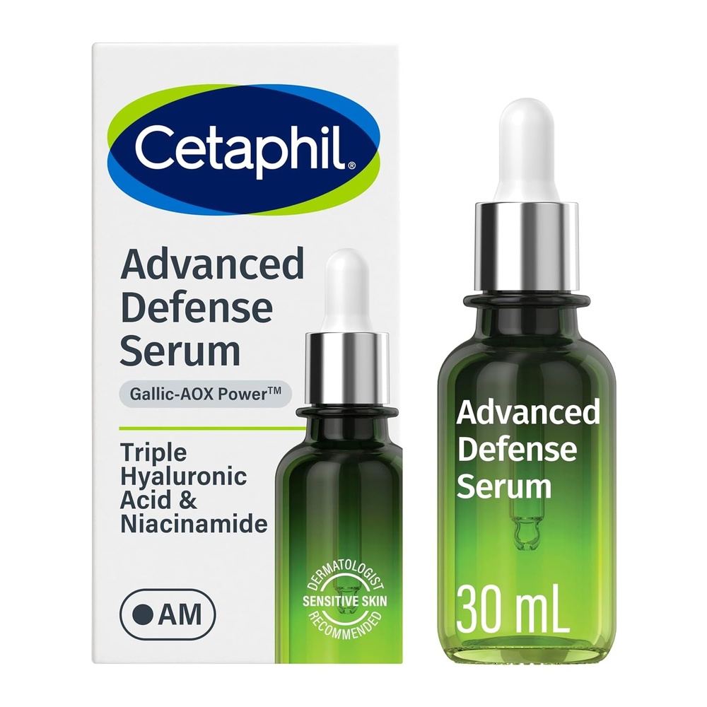 Cetaphil Advanced Defence AM Face Serum, Dermatologist Recommended, 1 fl oz