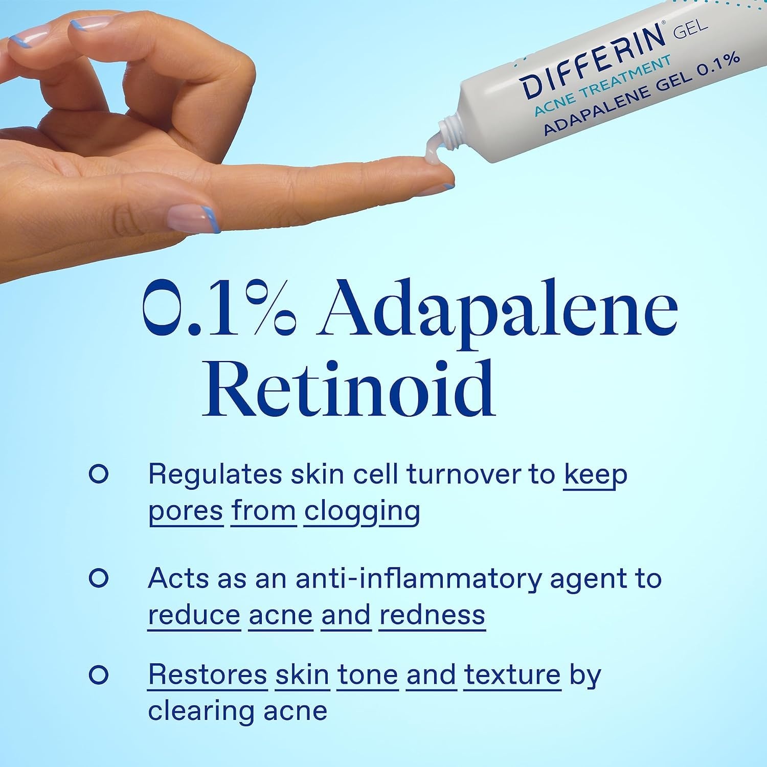 Differin Acne Skin Care Kit, Differin Gel Retinoid Acne Treatment for Face with 0.1% Adapalene & 5% Benzoyl Peroxide Face Wash & Body Wash, Designed for Pimple and Acne Prone Skin(2 Count (Pack of 10))