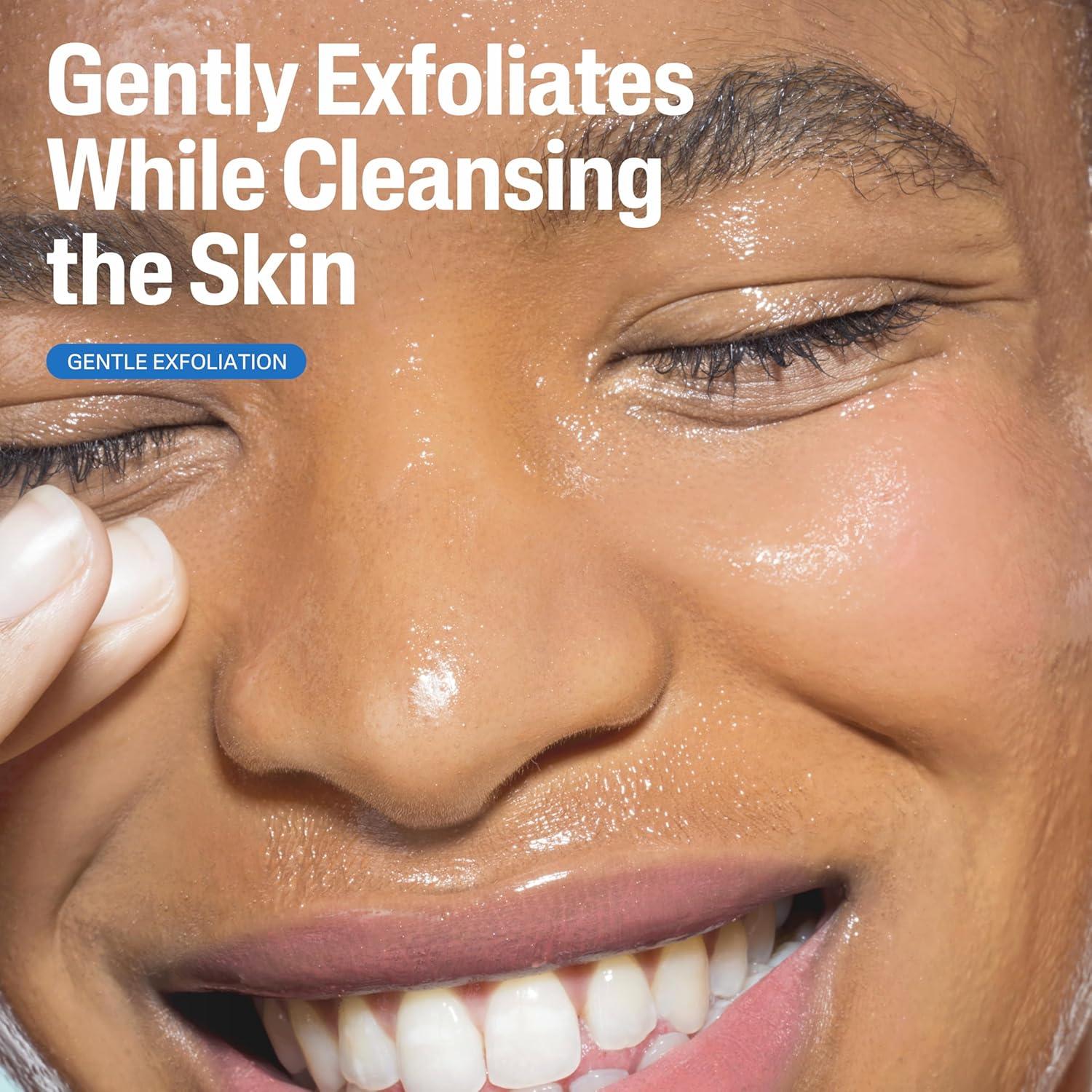 Exfoliating Face Wash, Extra Gentle Daily Face Scrub, Gently Exfoliates & Cleanses, For All Skin Types, Non-Irritating & Hypoallergenic, Suitable For Sensitive Skin, 6 Fl Oz, Pack of 2(6 Fl Oz (Pack of 4))