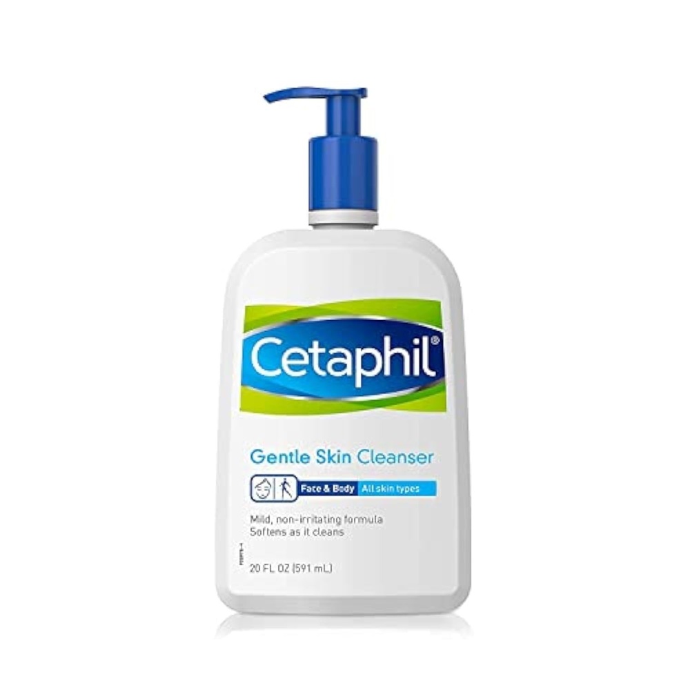 Cetaphil Oil Free Gentle Foaming Cleanser For Dry to Normal, Sensitive Skin, 8oz Pack of 2, Made with Glycerin and Vitamins B5 and E, Dermatologist Tested, Hypoallergenic, Soap and Fragrance Free(20oz Cleanser Old)