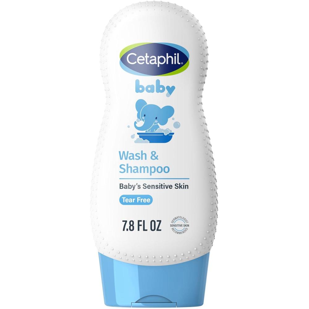 Baby Wash & Shampoo ,Tear Free, Paraben, Colorant and Mineral Oil Free, 13.5 Fl. Oz (Packaging May Vary)(NEW 7.8oz  Wash & Shampoo)