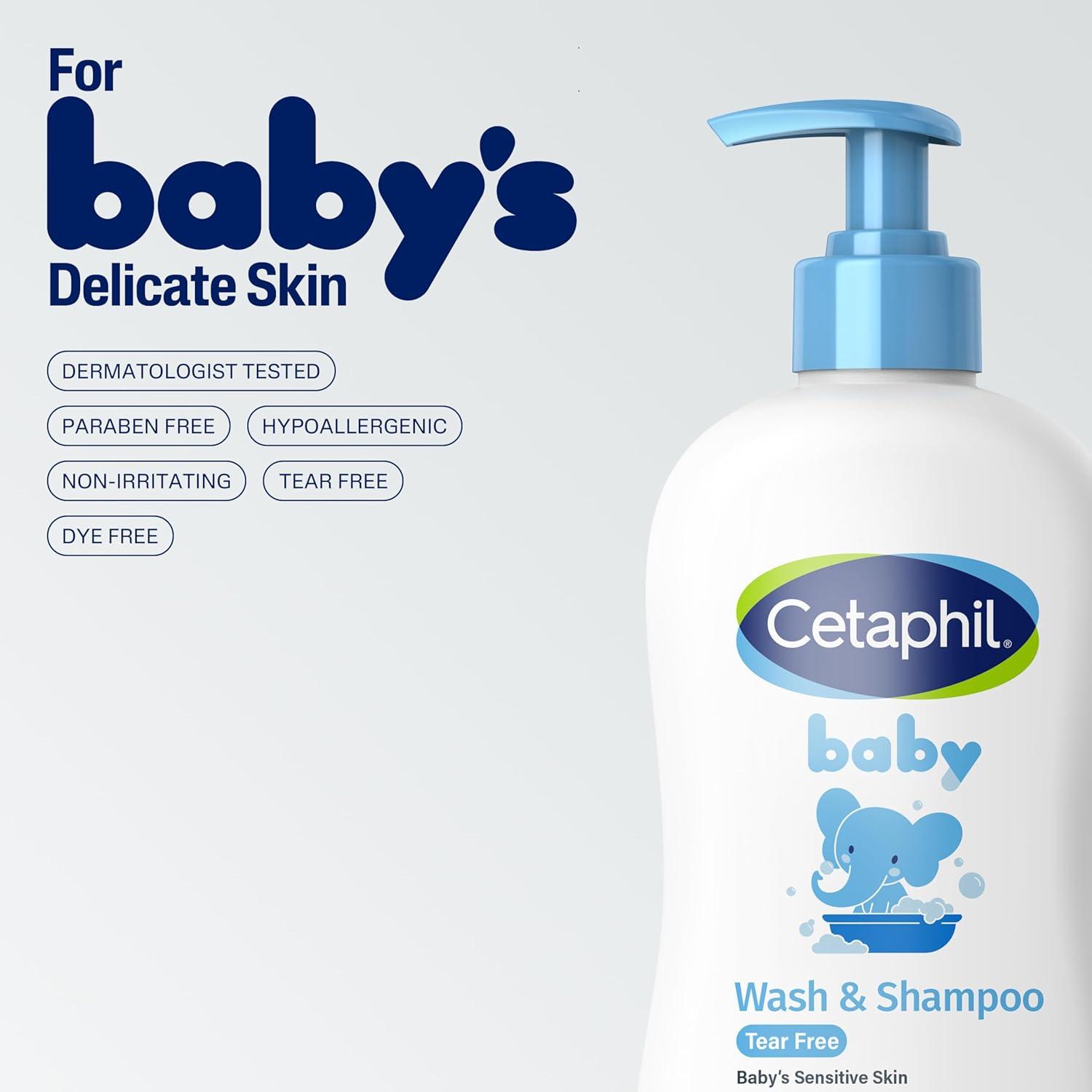 Baby Wash & Shampoo ,Tear Free, Paraben, Colorant and Mineral Oil Free, 13.5 Fl. Oz (Packaging May Vary)(NEW 2 Pack  Wash & Shampoo)
