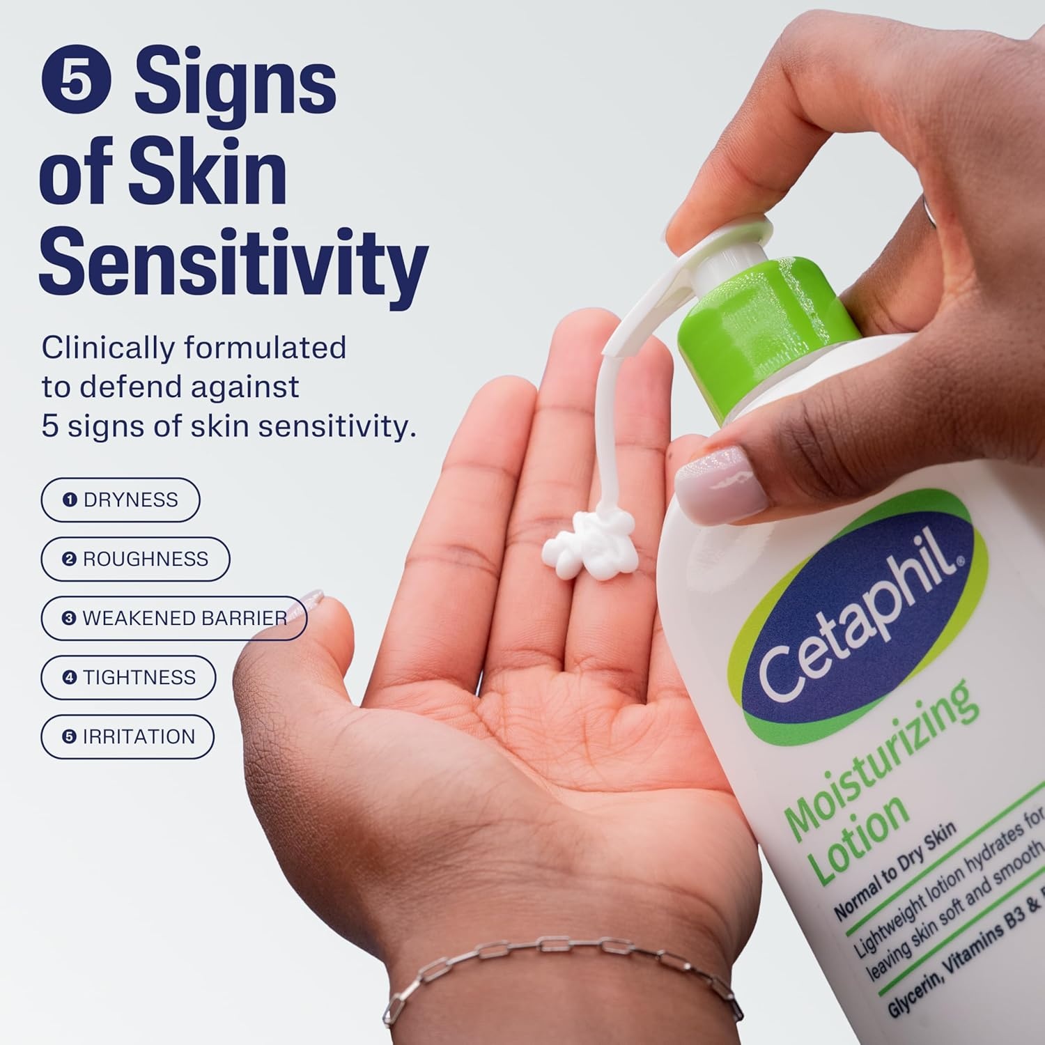 Cetaphil Daily Facial Cleanser, 16oz Moisturizing Lotion, 2oz
