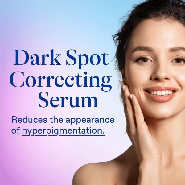 Differin Dark Spot Correcting Face Serum, Dark Spot Correcting Serum by the makers of Differin Gel, Gentle Skin Care for Acne Prone Sensitive Skin, 1 oz (Packaging May Vary)(Dark Spot Serum)