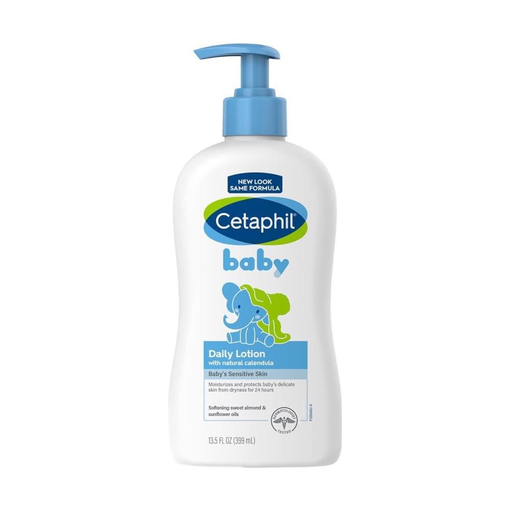 Baby Soothe & Protect Cream with Allantoin Skin Protectant, 6 oz, Prevents Dry, chaffed or Cracked Skin, Baby Cream moisturizes for 24 Hours, Non-Greasy (Packaging May Vary)(13.5oz  Daily Lotion)