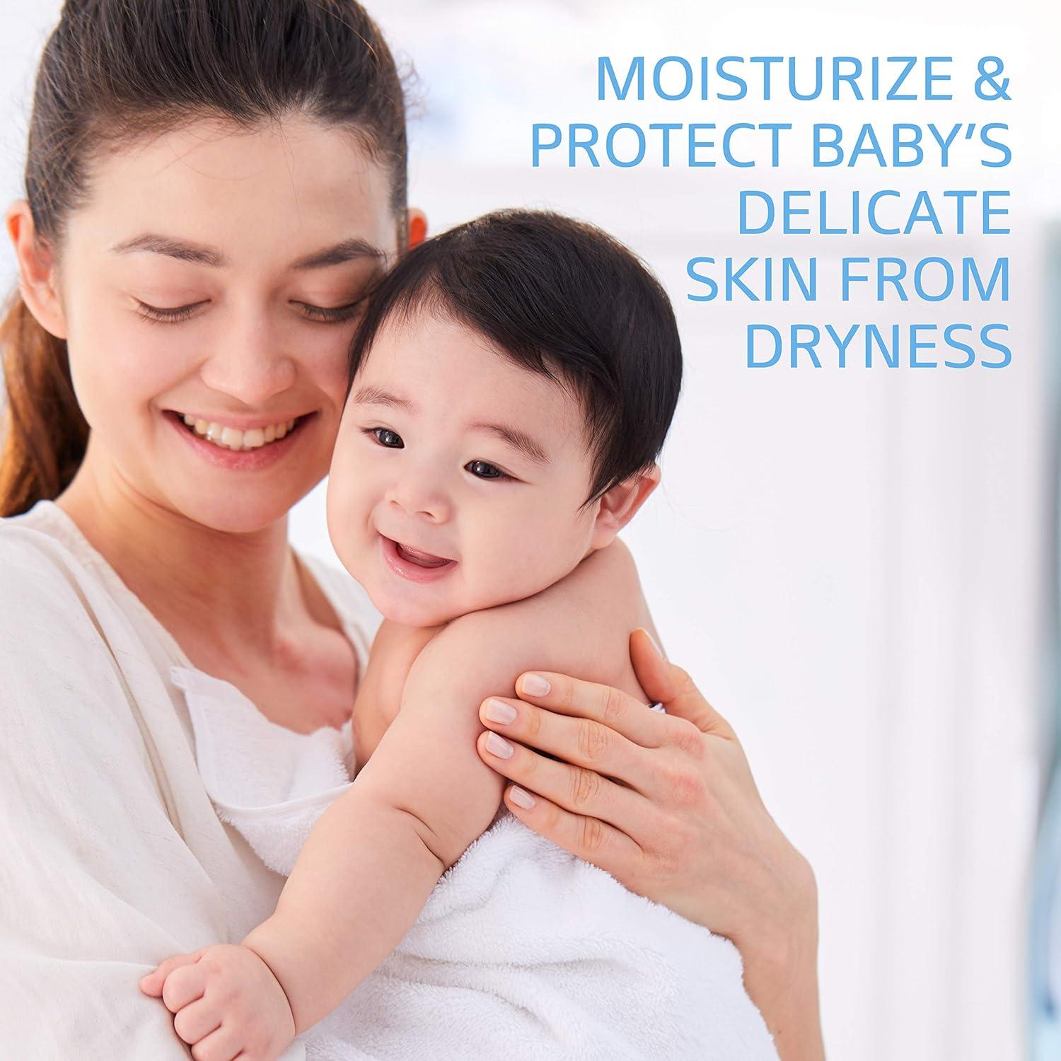 Baby Soothe & Protect Cream with Allantoin Skin Protectant, 6 oz, Prevents Dry, chaffed or Cracked Skin, Baby Cream moisturizes for 24 Hours, Non-Greasy (Packaging May Vary)(13.5oz  Daily Lotion)