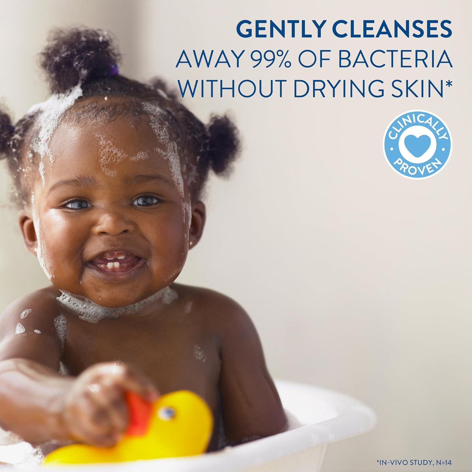 Baby Body Wash, Soothing Wash, Creamy & Gentle for Sensitive Dry Skin, Made with Colloidal Oatmeal and Niacinamide, Fragrance Free, Hypoallergenic, 5oz